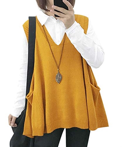 Yesno Oversized Cotton Knit Sweater Vest: $37.98 Yesno Oversized Cotton Knit Sweater Vest: $37.98