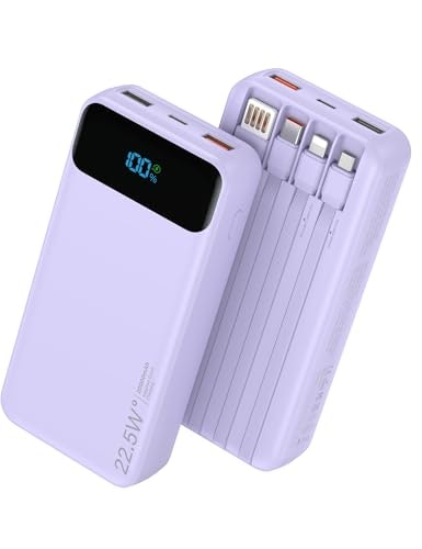 Nusyddy 20,000mAh Portable Charger with 4 Built-in Cables: $29.99 Nusyddy 20,000mAh Portable Charger with 4 Built-in Cables: $29.99