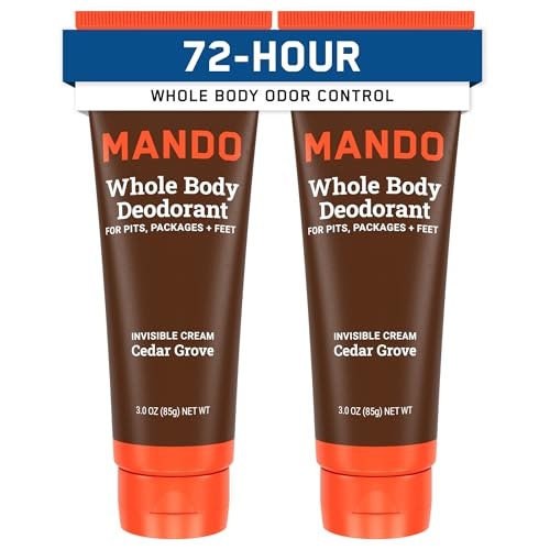 Mando Whole Body Deodorant Cream 3-oz. Tube 2-Pack: $29.74