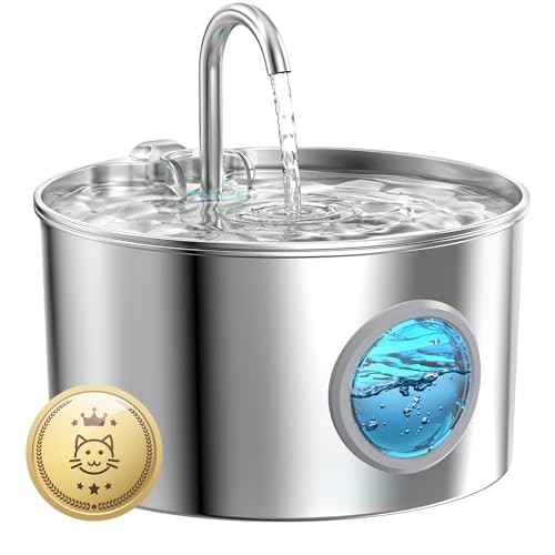 Stainless Steel 74oz Cat Water Fountain: $19.94