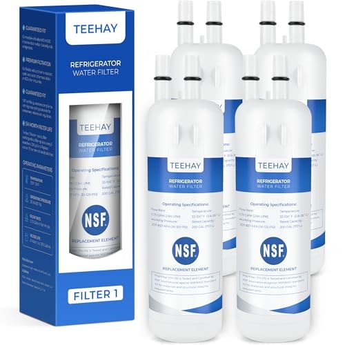 Teehay Replacement Refrigerator Water Filter 4-Pack: $32.29 Teehay Replacement Refrigerator Water Filter 4-Pack: $32.29