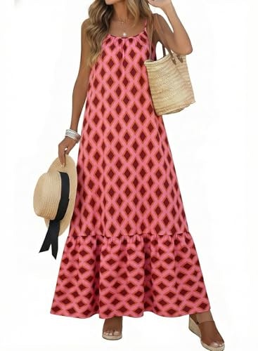 Dokotoo Women's Spaghetti Strap Beach Sundress: $23.87
