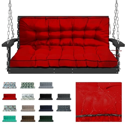 Rufxiezw 70.8 x 40-inch Waterproof Porch Swing Cushion Replacement: $52.80 Rufxiezw 70.8 x 40-inch Waterproof Porch Swing Cushion Replacement: $52.80