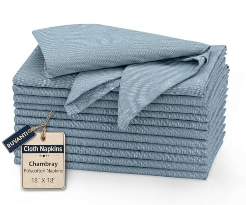 Ruvanti 18x18-inch Cloth Napkins 12-Pack: $15.29