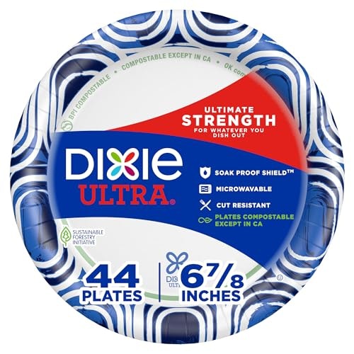 Dixie Ultra 6 7/8-Inch Paper Plates 44-Count: $4.49 Dixie Ultra 6 7/8-Inch Paper Plates 44-Count: $4.49