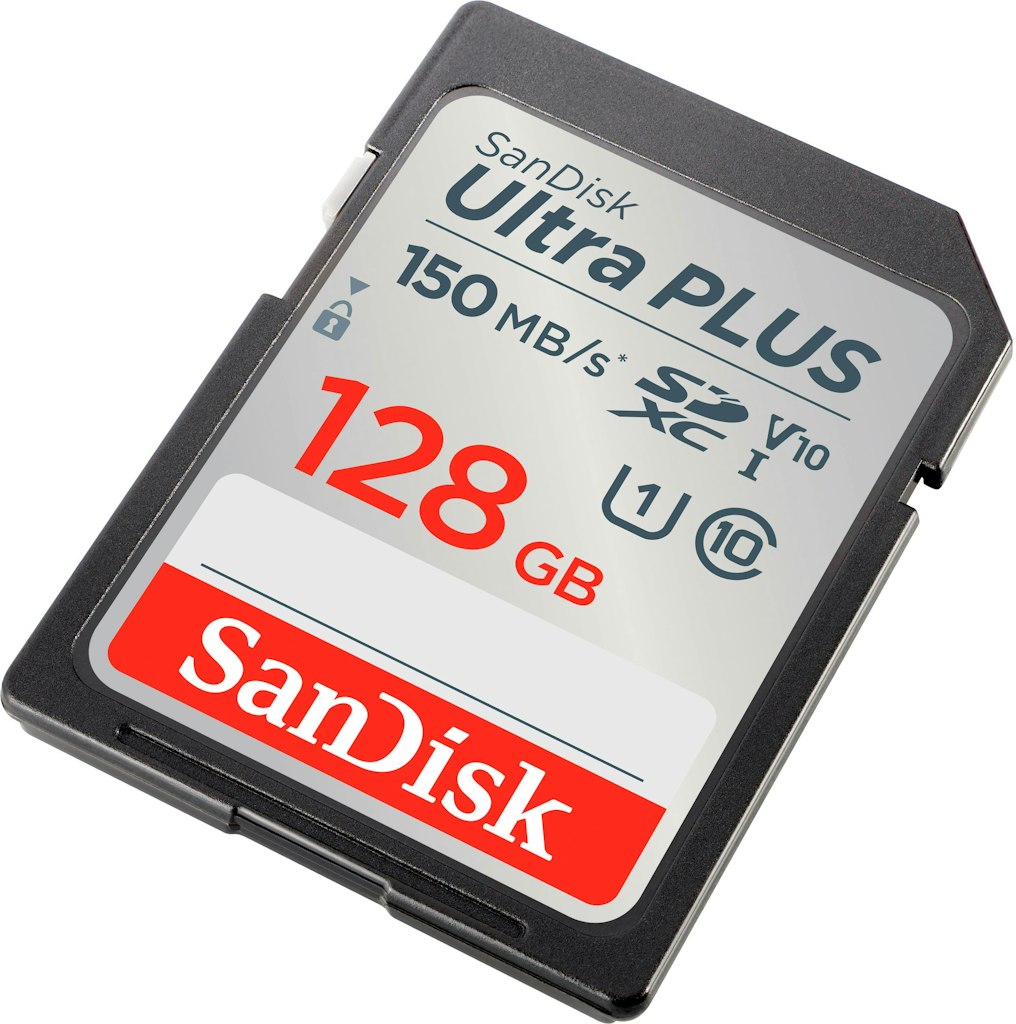 Sandisk Ultra Plus 128GB SDXC UHS-I Memory Card: $19.99 Sandisk Ultra Plus 128GB SDXC UHS-I Memory Card: $19.99