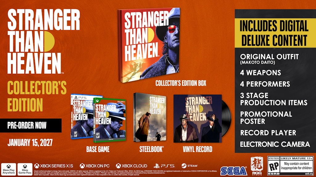 Stranger Than Heaven Collector's Edition for Xbox Series S: $129.99 Stranger Than Heaven Collector's Edition for Xbox Series S: $129.99