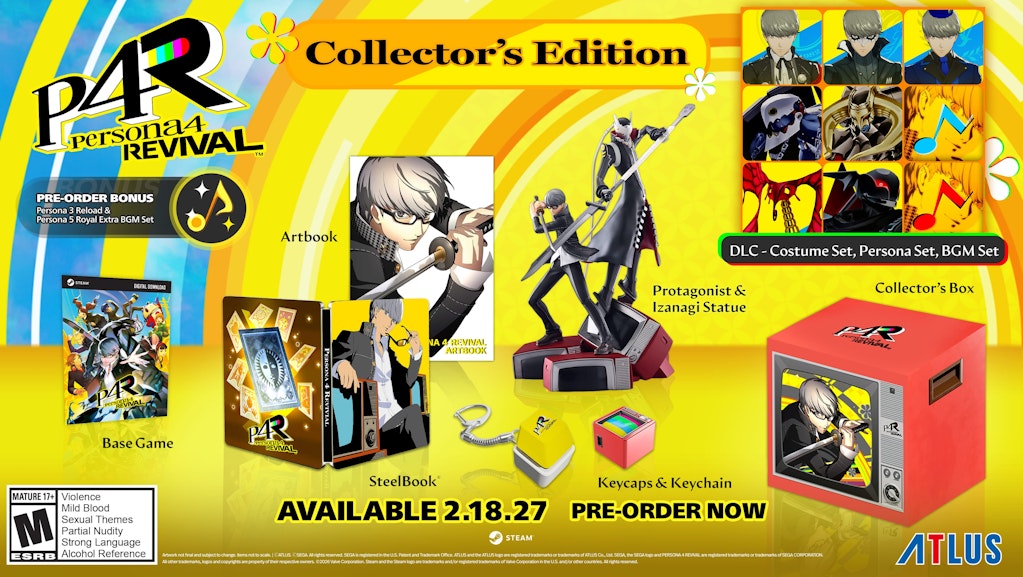 Persona 4 Revival Collector's Edition: $249.99 Persona 4 Revival Collector's Edition: $249.99