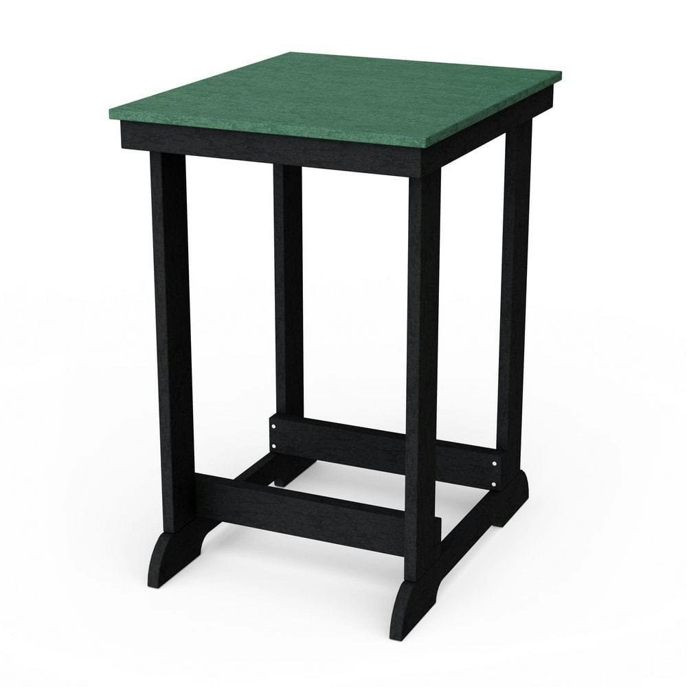 Heritage Turf Green and Black HDPE Plastic Outdoor Counter Height Table: $519 Heritage Turf Green and Black HDPE Plastic Outdoor Counter Height Table: $519