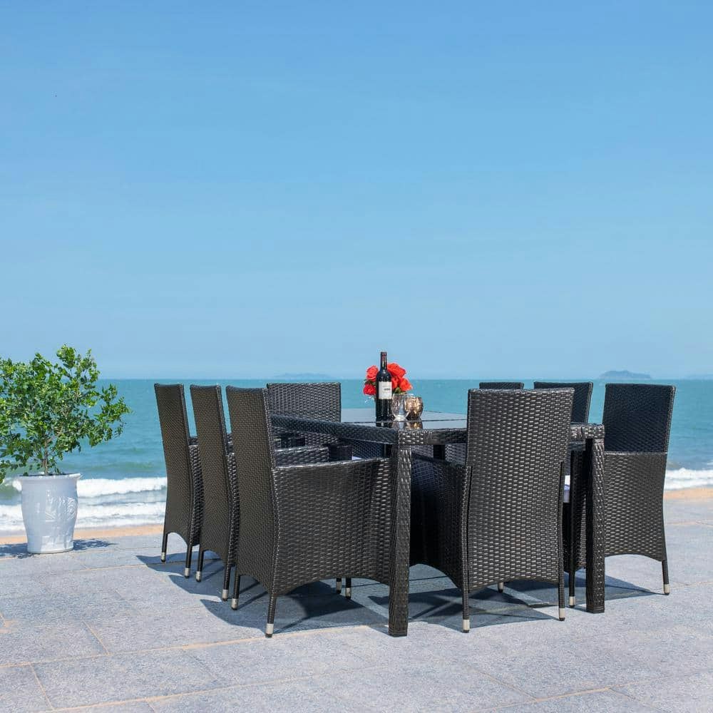 Hailee 9-Piece Wicker Outdoor Patio Dining Set: $607.03 Hailee 9-Piece Wicker Outdoor Patio Dining Set: $607.03