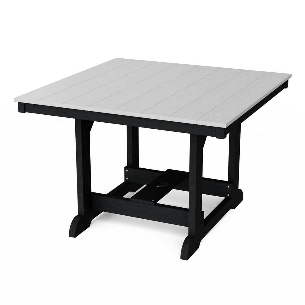 Heritage 44x44-Inch HDPE Plastic Outdoor Dining Table: $819