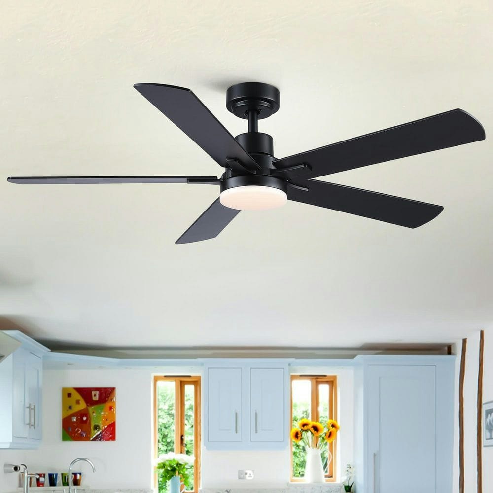 Knion 52-Inch Integrated LED Indoor Ceiling Fan with Light Kit: $123.29 Knion 52-Inch Integrated LED Indoor Ceiling Fan with Light Kit: $123.29