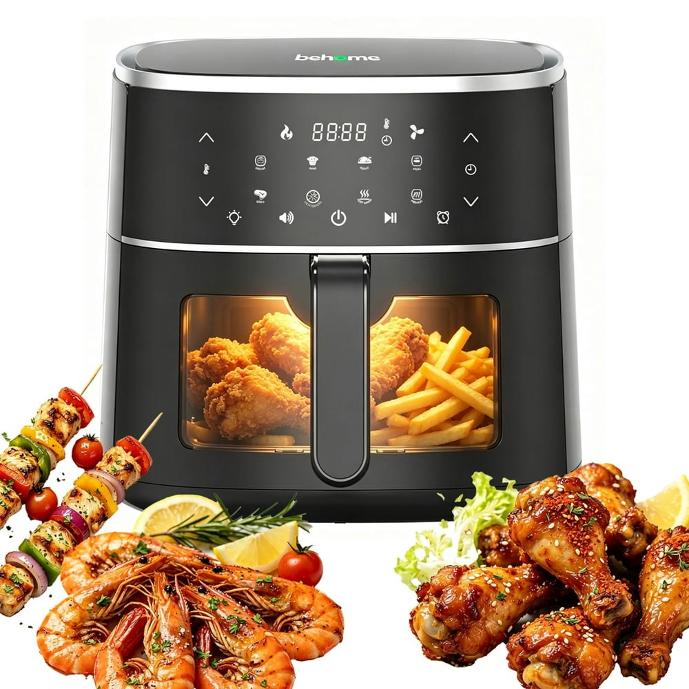 Behome 6-Quart 8-in-1 Air Fryer: $58.49 Behome 6-Quart 8-in-1 Air Fryer: $58.49
