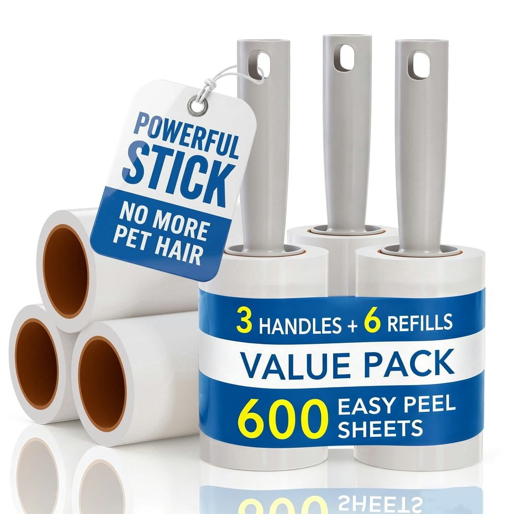 Plumebay Extra Sticky Lint Roller 6-Pack: $12.59 Plumebay Extra Sticky Lint Roller 6-Pack: $12.59