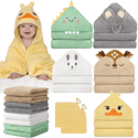 Baby Bath Towel and Washcloth 15-Piece Set for $24 + free shipping w/ $35