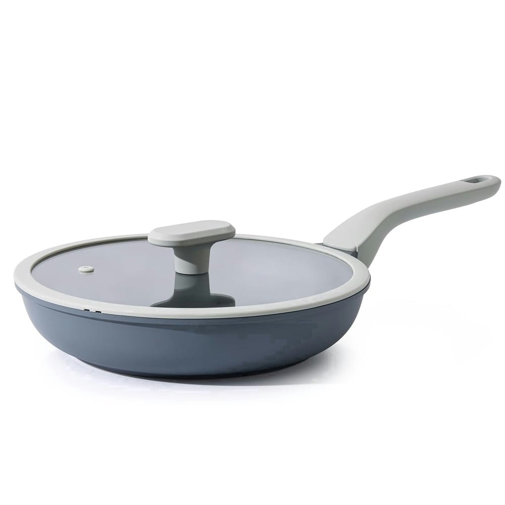 Pricusis 8-inch Ceramic Nonstick Frying Pan with Lid: $25.19 Pricusis 8-inch Ceramic Nonstick Frying Pan with Lid: $25.19