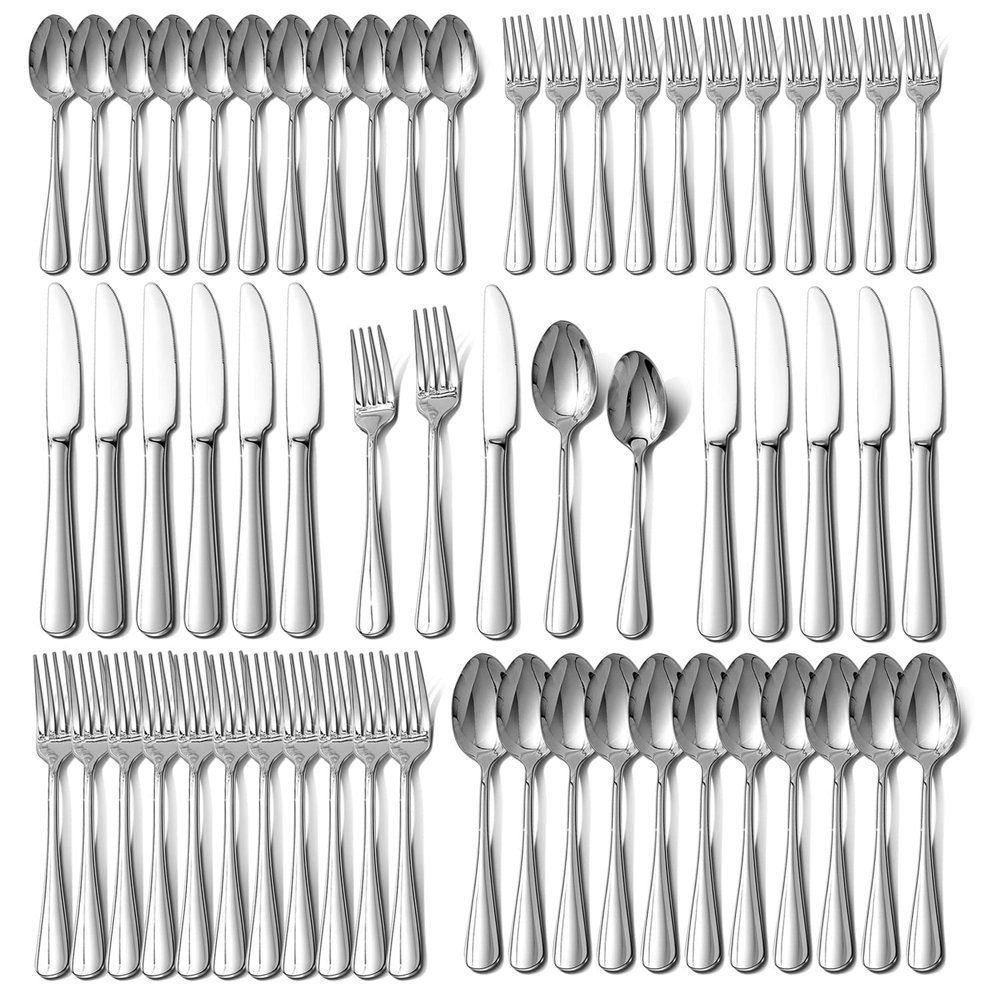 Kingstone 60-Piece Stainless Steel Silverware Set: $38.69 Kingstone 60-Piece Stainless Steel Silverware Set: $38.69