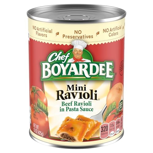 Chef Boyardee Mini Beef Ravioli 15-oz.: $0.95 Chef Boyardee Mini Beef Ravioli 15-oz.: $0.95