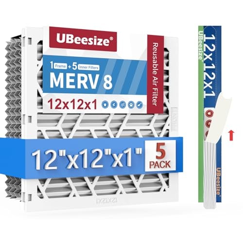 UBeesize 12x12x1 MERV 8 Air Filter 5-Pack: $10.79 UBeesize 12x12x1 MERV 8 Air Filter 5-Pack: $10.79