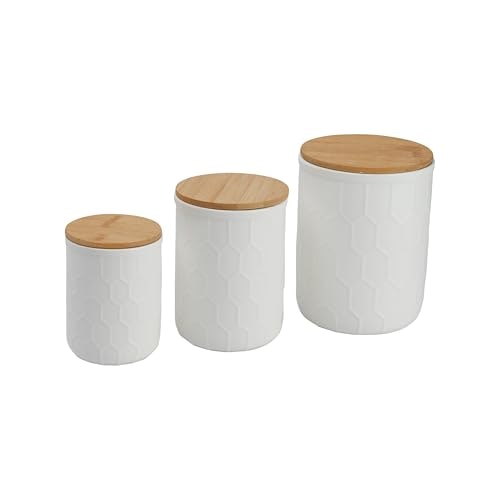 Bloomingville Stoneware Canister 3-Piece Set: $14.87 Bloomingville Stoneware Canister 3-Piece Set: $14.87