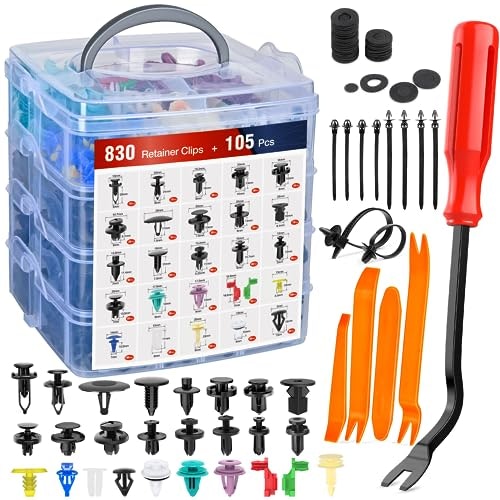 Nilight 935-Piece Car Push Retainer Clip Fastener Assortment: $17.24 Nilight 935-Piece Car Push Retainer Clip Fastener Assortment: $17.24