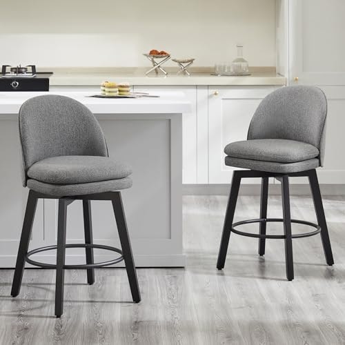 26-Inch Upholstered Swivel Counter Height Barstool 2-Pack: $150.91 26-Inch Upholstered Swivel Counter Height Barstool 2-Pack: $150.91