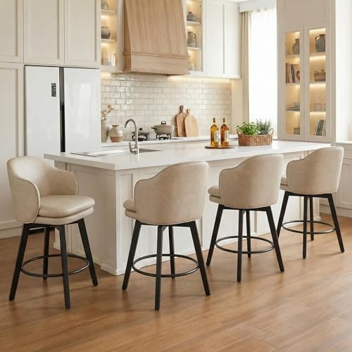 26-inch Upholstered Swivel Bar Stool 4-Pack: $385.11 26-inch Upholstered Swivel Bar Stool 4-Pack: $385.11