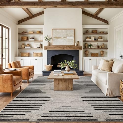 Rugshop 7'10" x 10' Contemporary Abstract Area Rug: $153 Rugshop 7'10" x 10' Contemporary Abstract Area Rug: $153