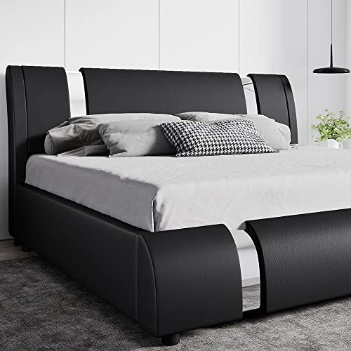 Sha Cerlin Queen Bed Frame with Iron Decor: $218.42 Sha Cerlin Queen Bed Frame with Iron Decor: $218.42
