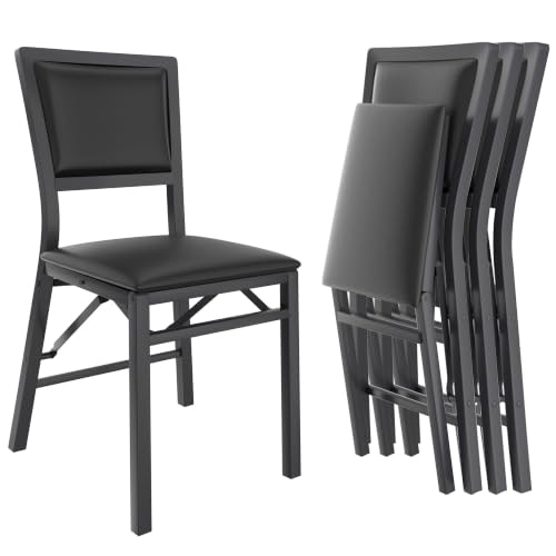 Vecelo Folding Dining Chairs 4-Pack: $169.97 Vecelo Folding Dining Chairs 4-Pack: $169.97