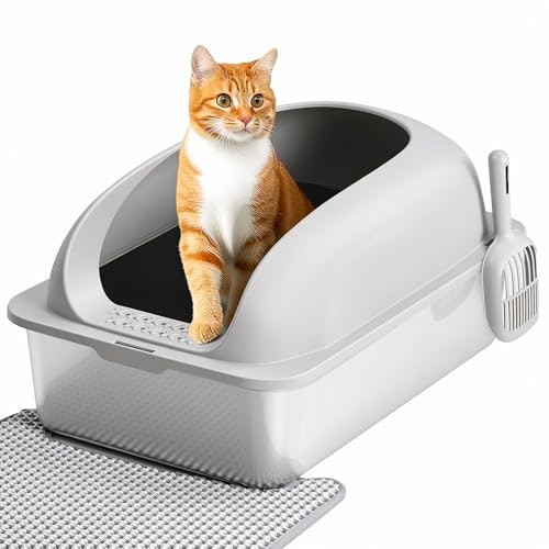 Olixis Stainless Steel Large Cat Litter Box with Lid: $34.74 Olixis Stainless Steel Large Cat Litter Box with Lid: $34.74