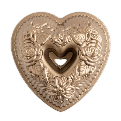 Nordic Ware Wildflower Heart 6-Cup Bundt Pan: $23 Nordic Ware Wildflower Heart 6-Cup Bundt Pan: $23