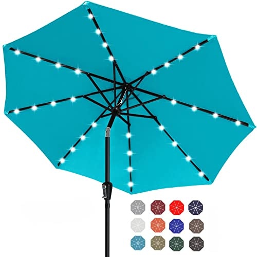Abccanopy 11-Foot Solar LED Patio Umbrella: $50.36 Abccanopy 11-Foot Solar LED Patio Umbrella: $50.36