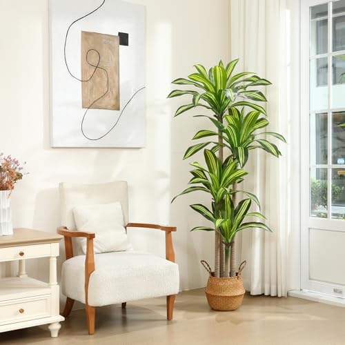 Ferrgoal 6-Foot Artificial Dracaena Tree: $59.49