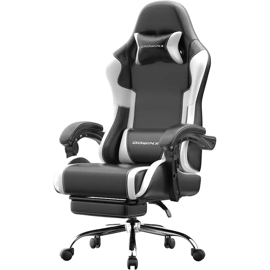 Dowinx Ergonomic Gaming Chair w/ Footrest: $70