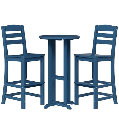 Shintenchi 3-Piece Outdoor High Top Bar Set: $169.99 Shintenchi 3-Piece Outdoor High Top Bar Set: $169.99