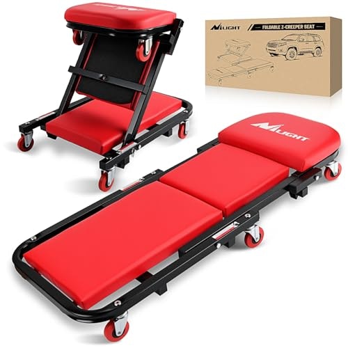 Nilight 40-Inch 2-in-1 Folding Rolling Mechanic Seat: $62.97 Nilight 40-Inch 2-in-1 Folding Rolling Mechanic Seat: $62.97