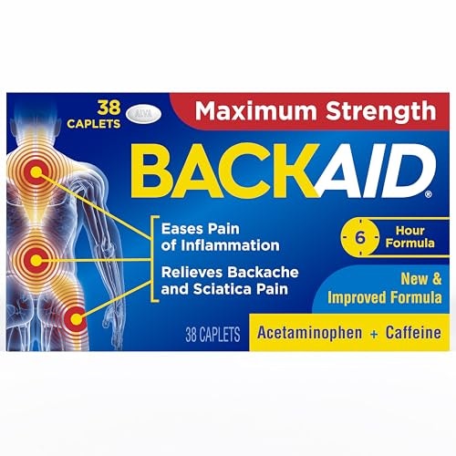 Backaid Maximum Strength Backache & Sciatica Pain Relief 38-Count: $5.46 Backaid Maximum Strength Backache & Sciatica Pain Relief 38-Count: $5.46