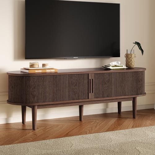 Linsy Home 58-inch Fluted TV Stand: $174.99 Linsy Home 58-inch Fluted TV Stand: $174.99