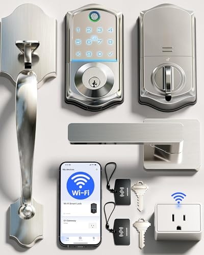 Veise VE017G-H Wi-Fi Smart Deadbolt and Handle Set: $129.19 Veise VE017G-H Wi-Fi Smart Deadbolt and Handle Set: $129.19