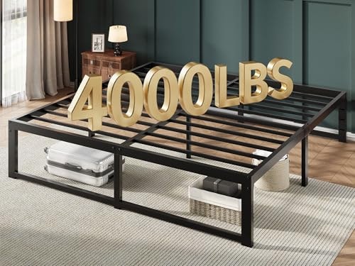 Allewie 14-Inch King Metal Bed Frame: $114.69