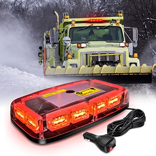 Nilight 12-inch Magnetic Mount LED Strobe Light Bar: $20.98