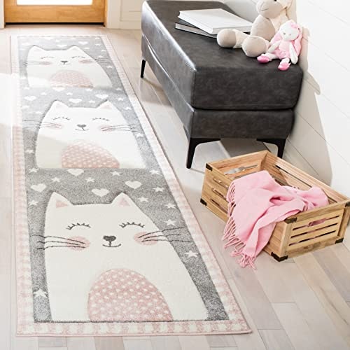 Safavieh Carousel Kids Collection Cat Runner Rug 2'3" x 12': $65.99 Safavieh Carousel Kids Collection Cat Runner Rug 2'3" x 12': $65.99