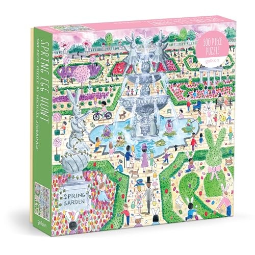 Galison Spring Egg Hunt 500-Piece Jigsaw Puzzle: $9.12 Galison Spring Egg Hunt 500-Piece Jigsaw Puzzle: $9.12