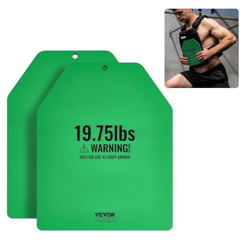 Vevor 19.75-lb Weight Vest Plates 2-Pack: $65.90 Vevor 19.75-lb Weight Vest Plates 2-Pack: $65.90