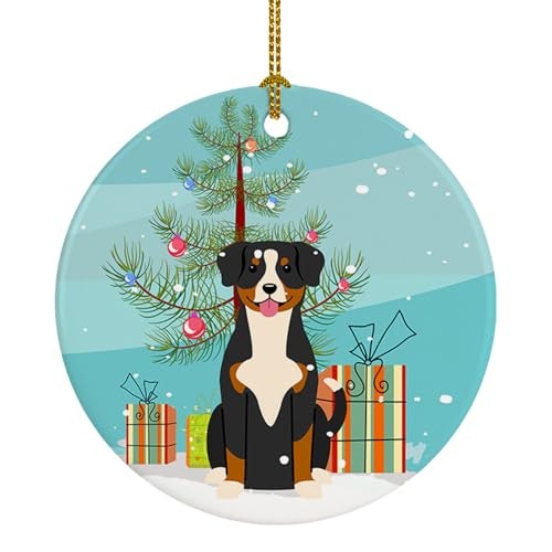 Caroline's Treasures Entlebucher Ceramic Christmas Ornament: $12.99