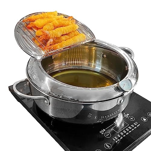 Saltlas 4.4qt Stainless Steel Tempura Deep Fryer Pot: $36.75