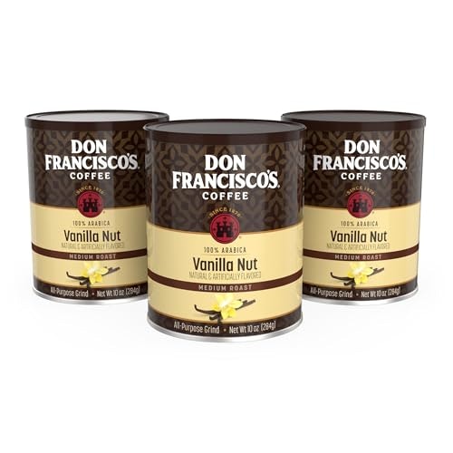 Don Francisco's Vanilla Nut Medium Roast Ground Coffee 10-oz. 3-Pack: $23.04