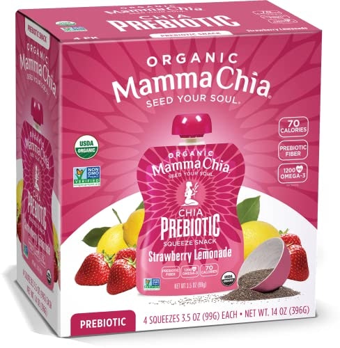 Mamma Chia Strawberry Lemonade Organic Prebiotic Squeeze Snack 6-Pack: $24.06 Mamma Chia Strawberry Lemonade Organic Prebiotic Squeeze Snack 6-Pack: $24.06