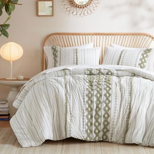 Ink+Ivy Imani Queen Cotton Chenille Tufted Duvet Cover Set 3-Piece: $69.99 Ink+Ivy Imani Queen Cotton Chenille Tufted Duvet Cover Set 3-Piece: $69.99